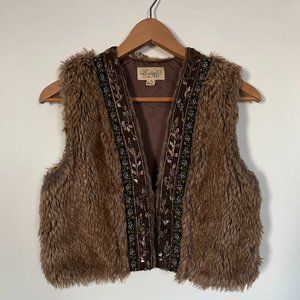 Boutique XXI Faux Fir Vest